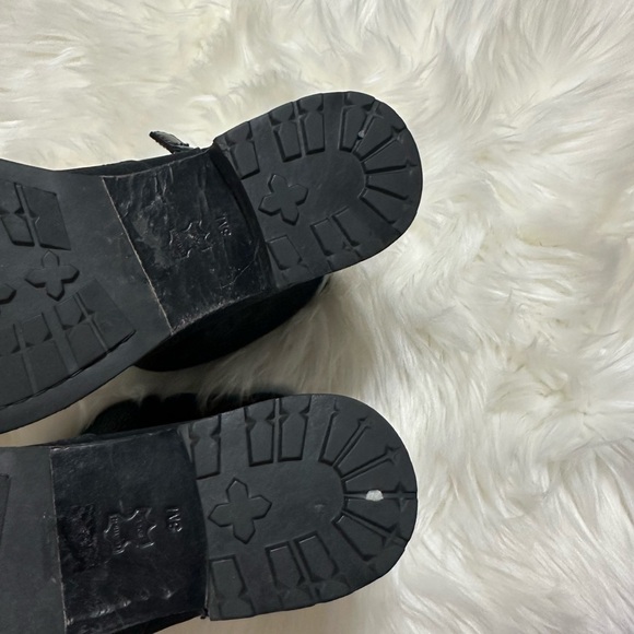 Tory Burch Simone Black Leather Ankle Boot Bootie Shoes Size 8 - Picture 12 of 12